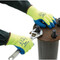 Handschoen PowerFlex® 80-400 blauw en helgeel
